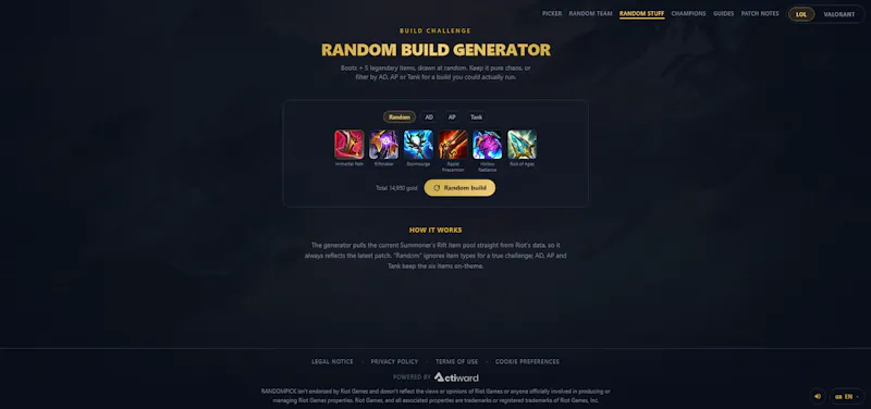 RandomPick.GG screenshot 3