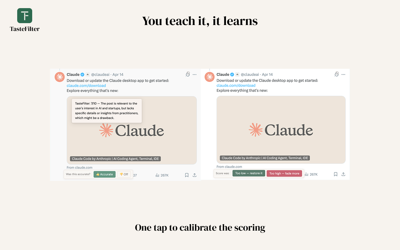 TasteFilter gallery image