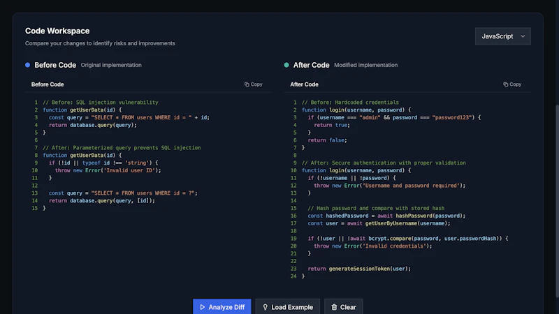DeltaReview screenshot 2