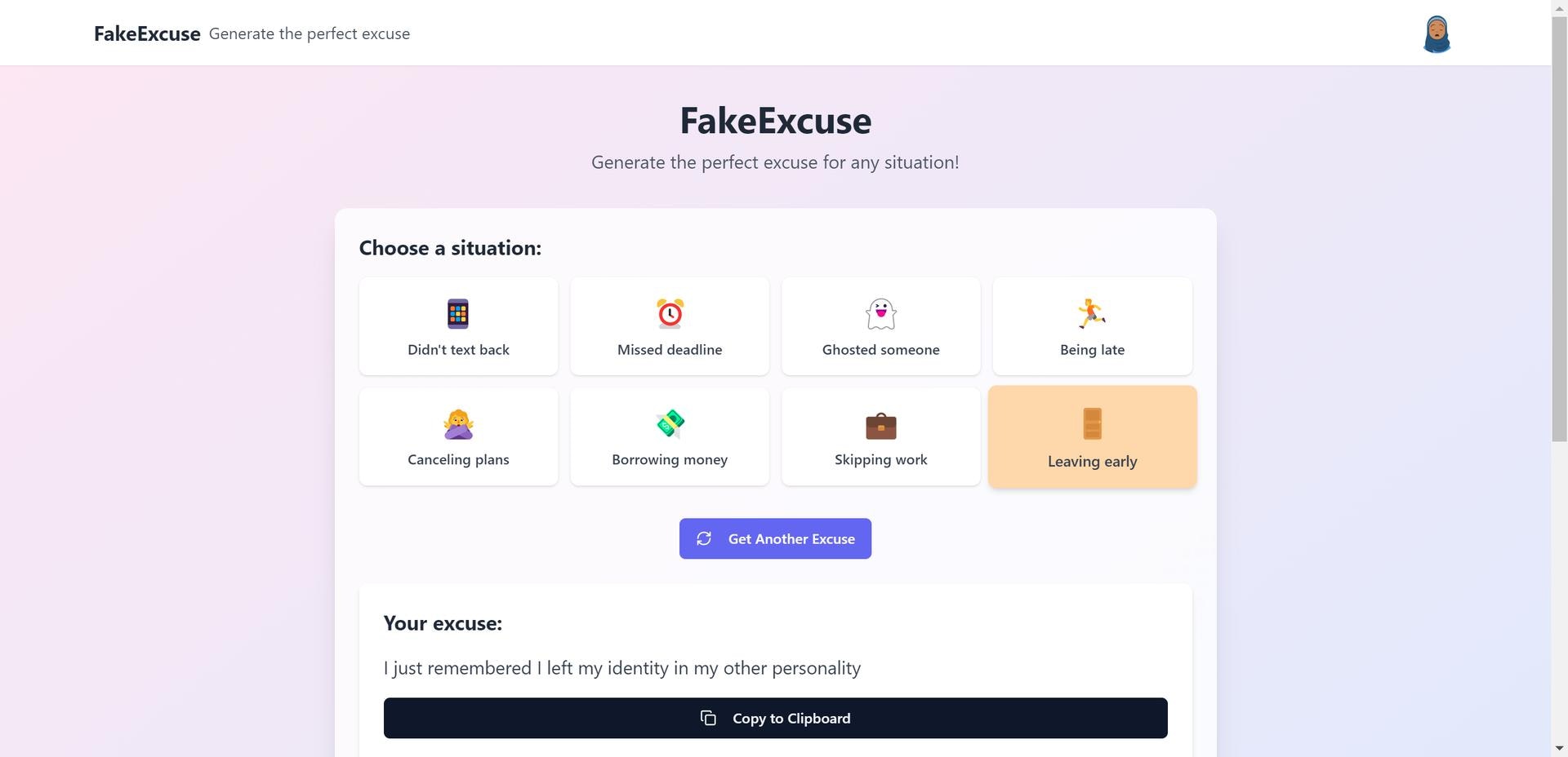 Fake Excuse gallery image
