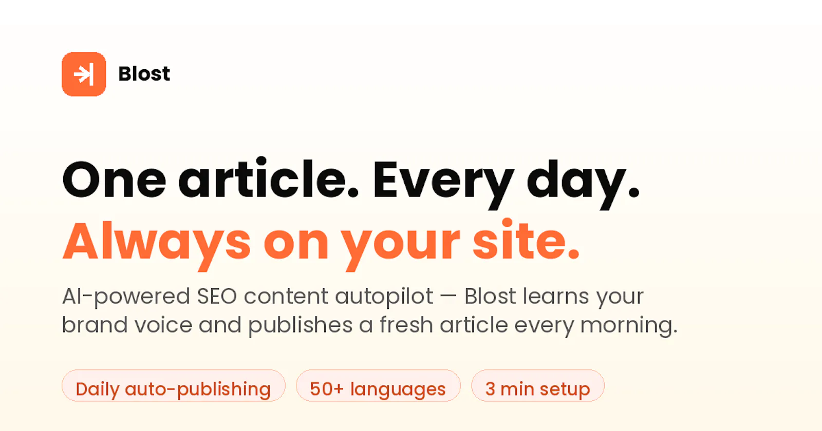 Blost screenshot 1