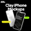 Bundle Clay iPhone Mockups
