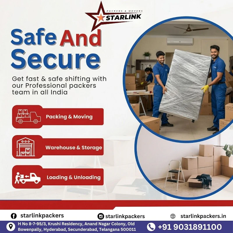 Starlink Packers and Movers Hyderabad screenshot 3