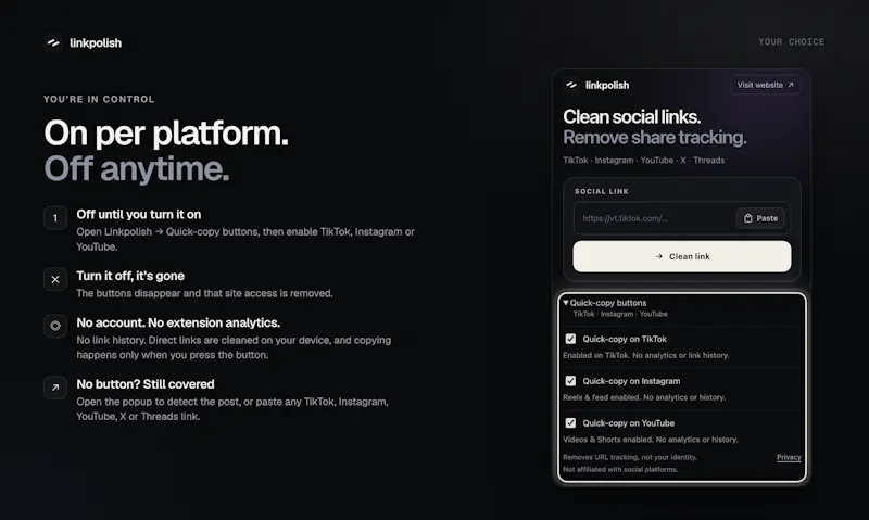 Linkpolish screenshot 7