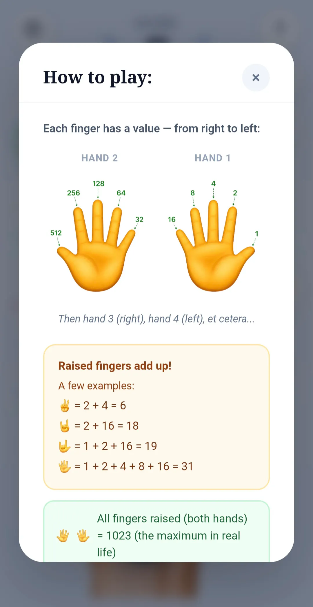1023 – Binary Finger Game gallery image