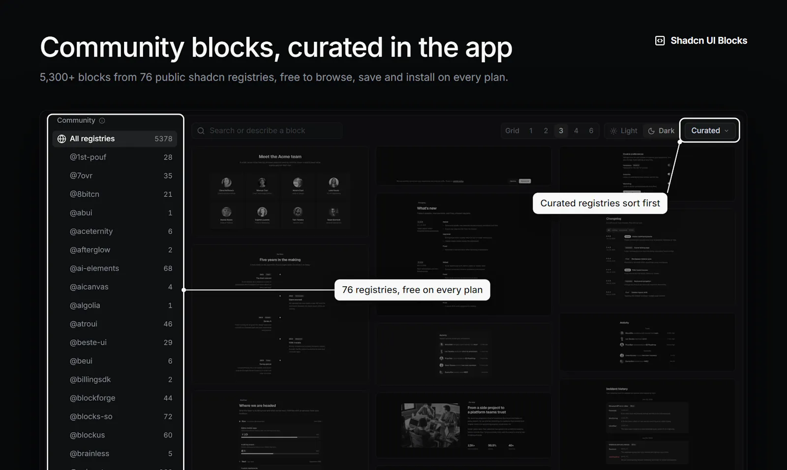 Shadcn UI Blocks 2.0 screenshot 4