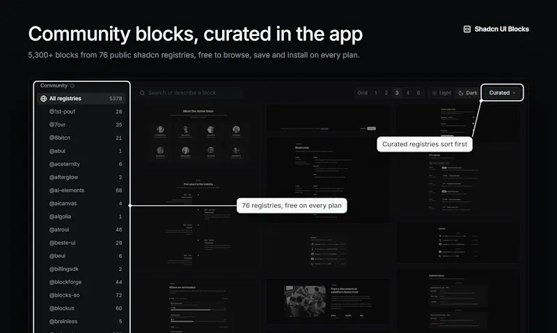 Shadcn UI Blocks 2.0 screenshot 4