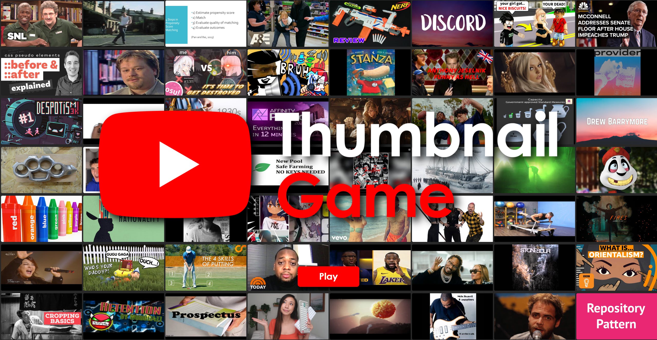 The YouTube Thumbnail Game media 2