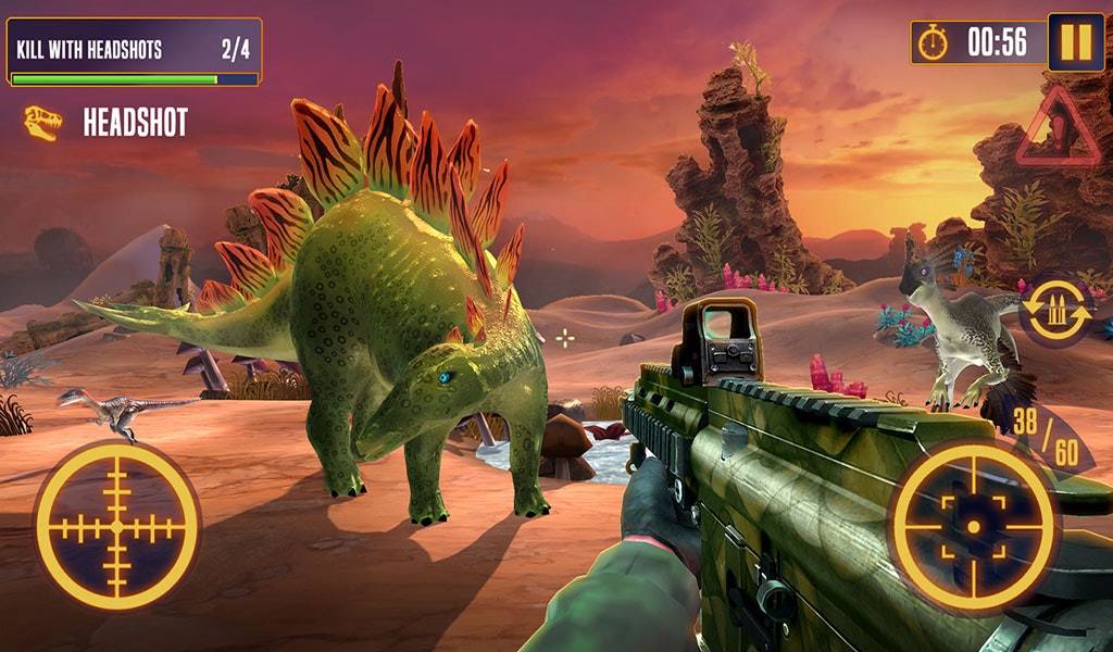 Deadly Dinosaur Hunter Shooter - Play Free Game at Friv5