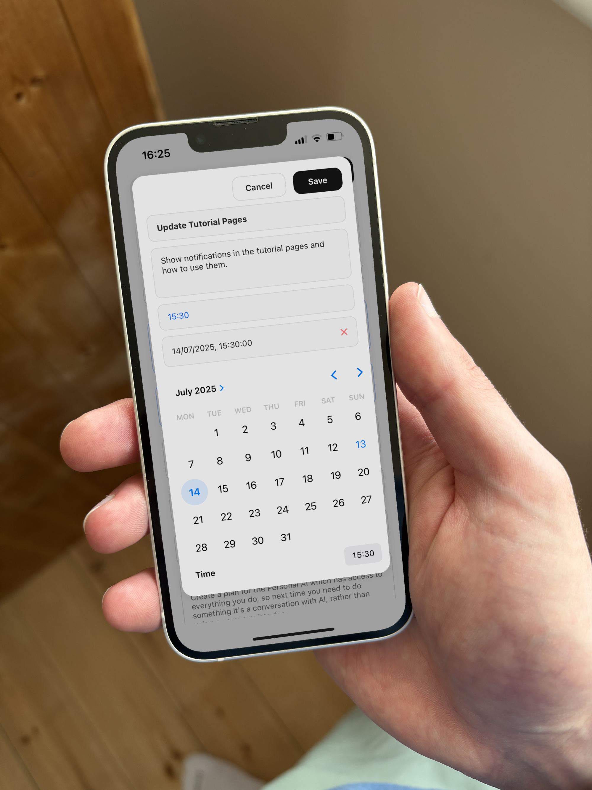 DateBook iOS media 5