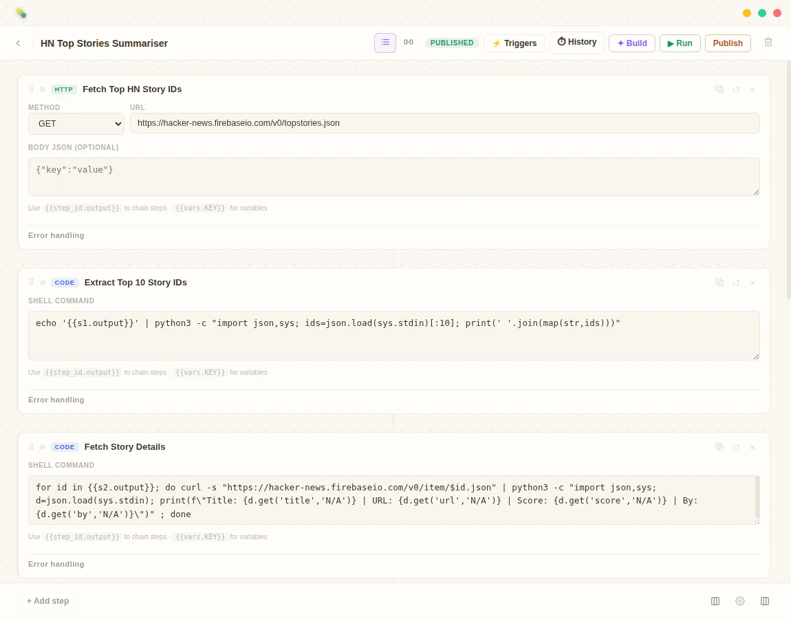 buildpipe screenshot 3