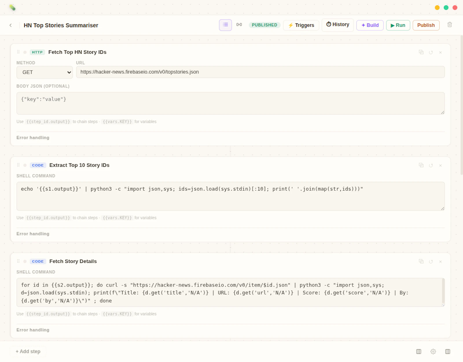 buildpipe screenshot 3