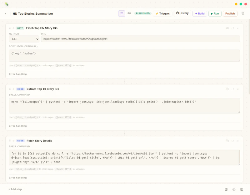 buildpipe screenshot 3