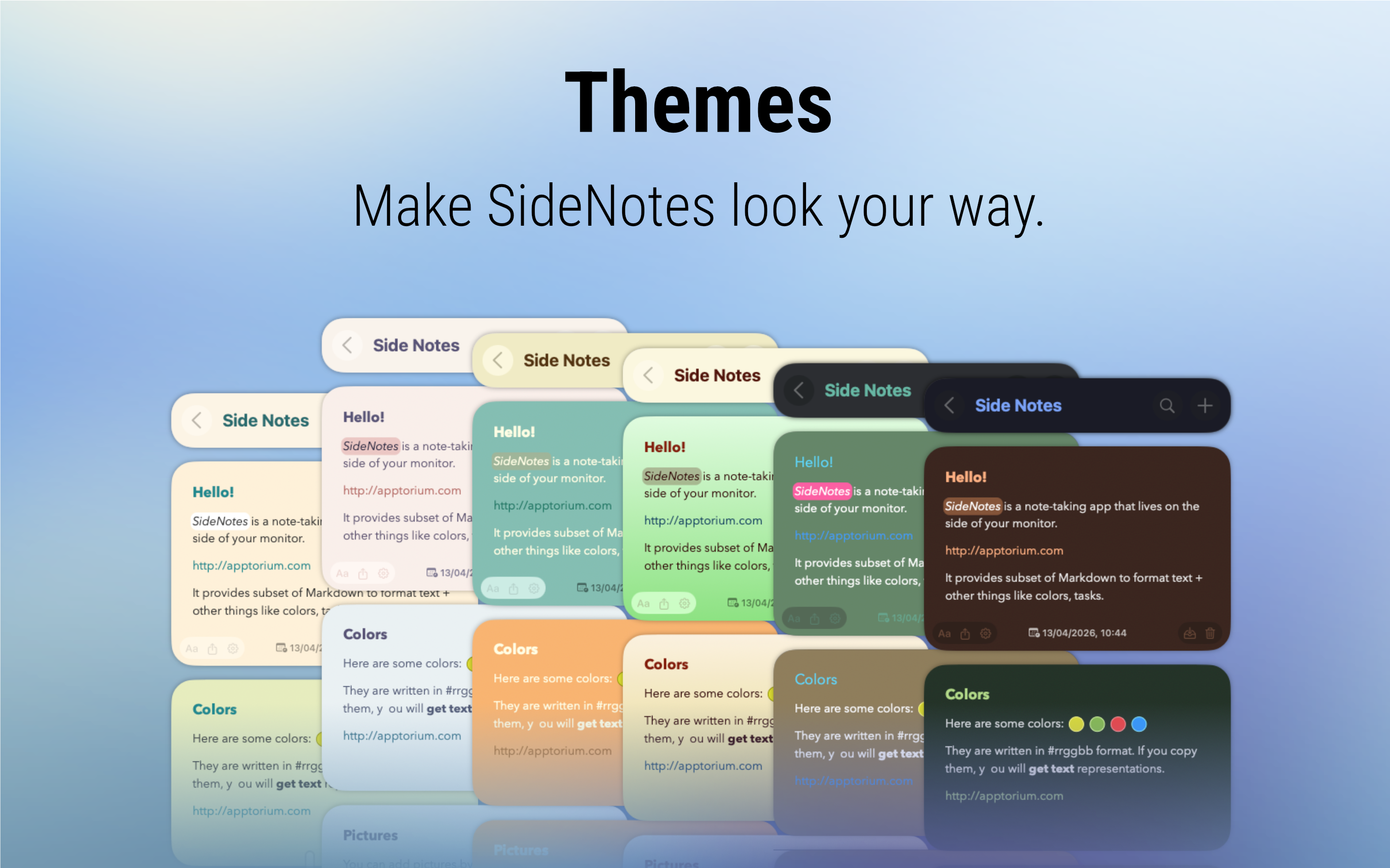 SideNotes gallery image