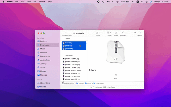 Média Utilitaire de productivité QuickFindler -Macos 9