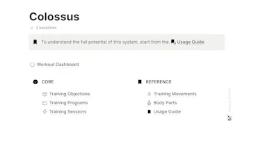 Notion Advanced Workouts Manager gallery image