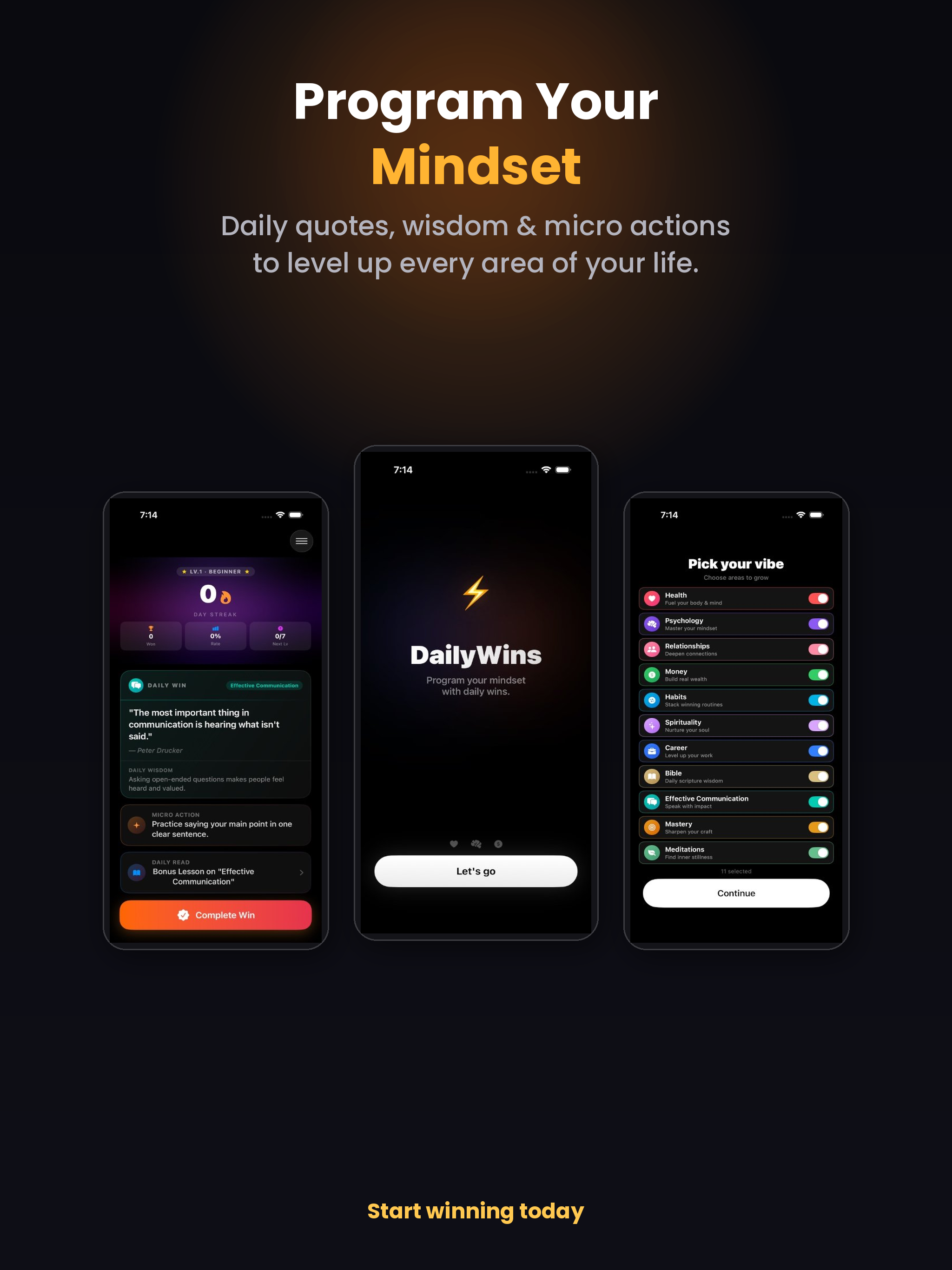 DailyWins – Growth Mindset & Habits gallery image