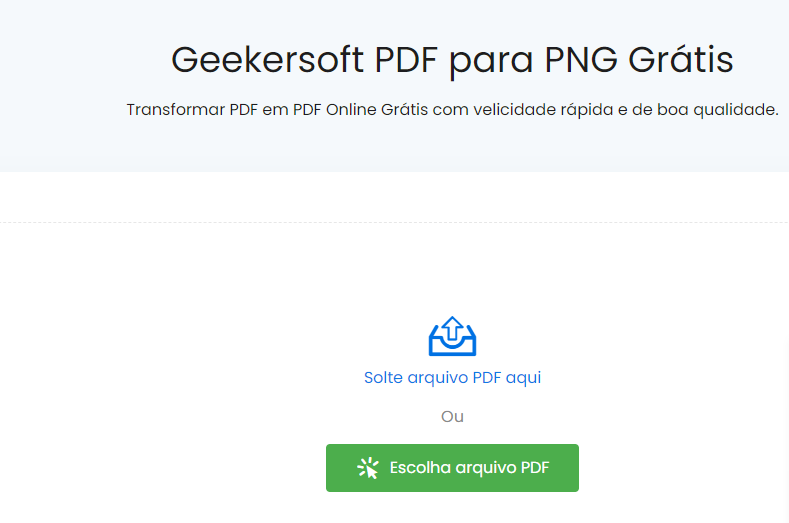 Geekersoft PDF para PNG Grátis