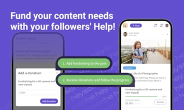 Heyscribe - Discover the power of content creation with robust features and engaging social integration