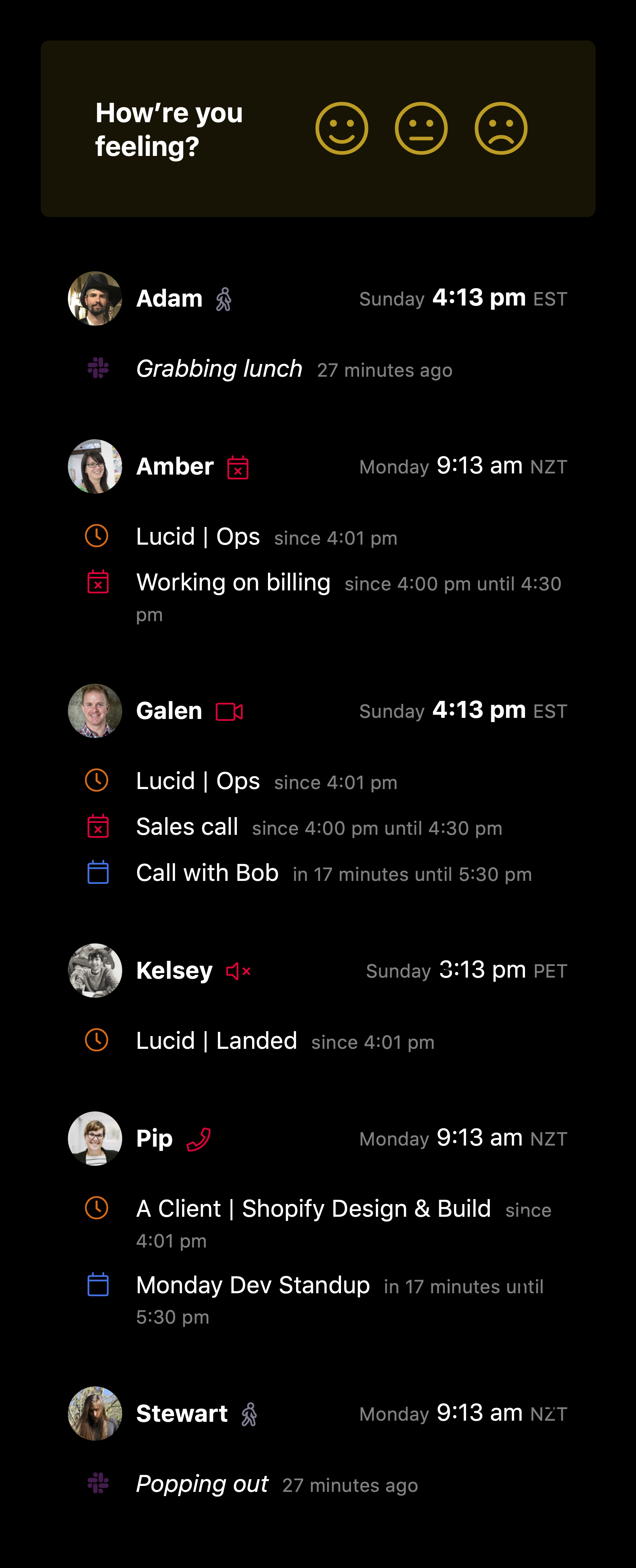Teamstatus gallery image