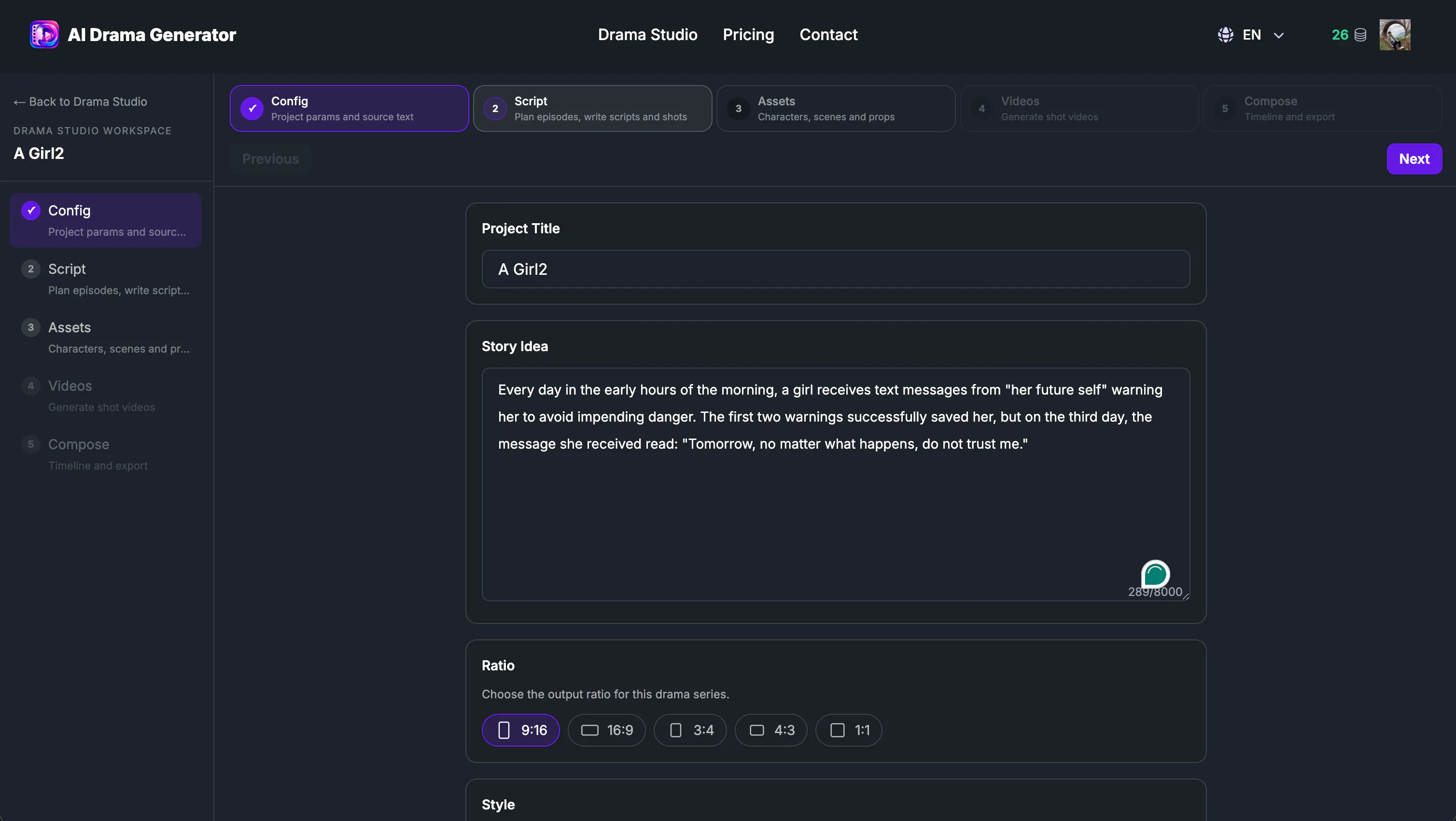 AI Drama Generator screenshot 2