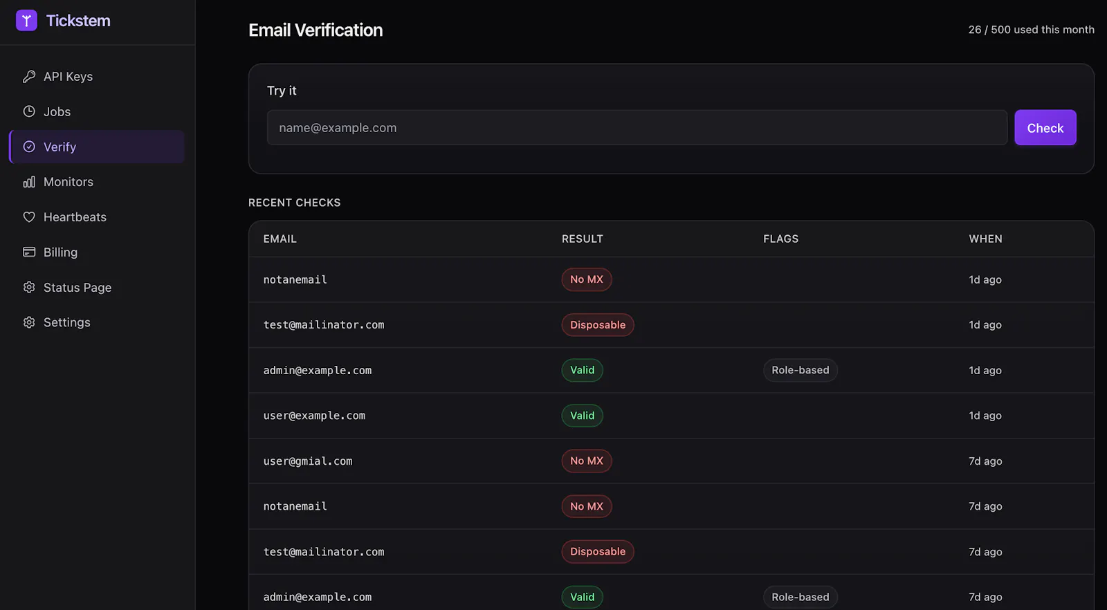 Tickstem screenshot 4