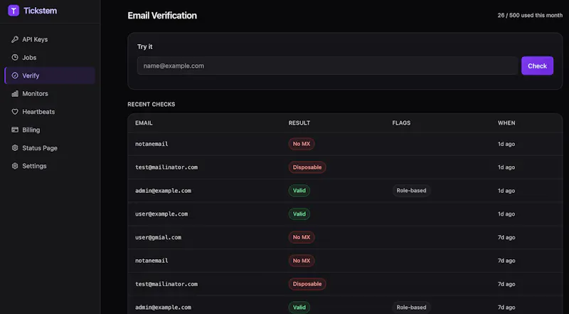 Tickstem screenshot 4