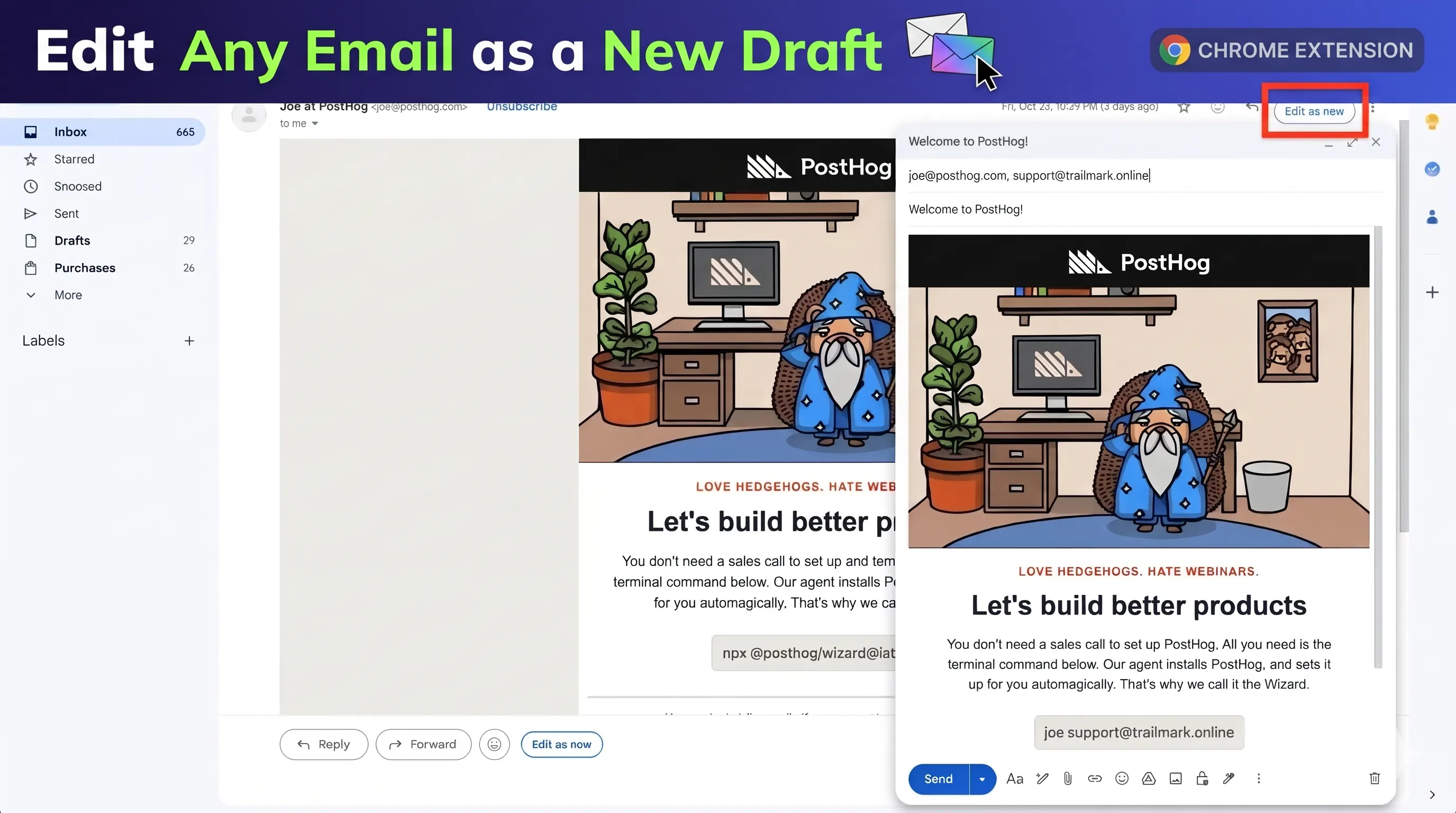FreshSend — Edit as New for Gmail gallery image