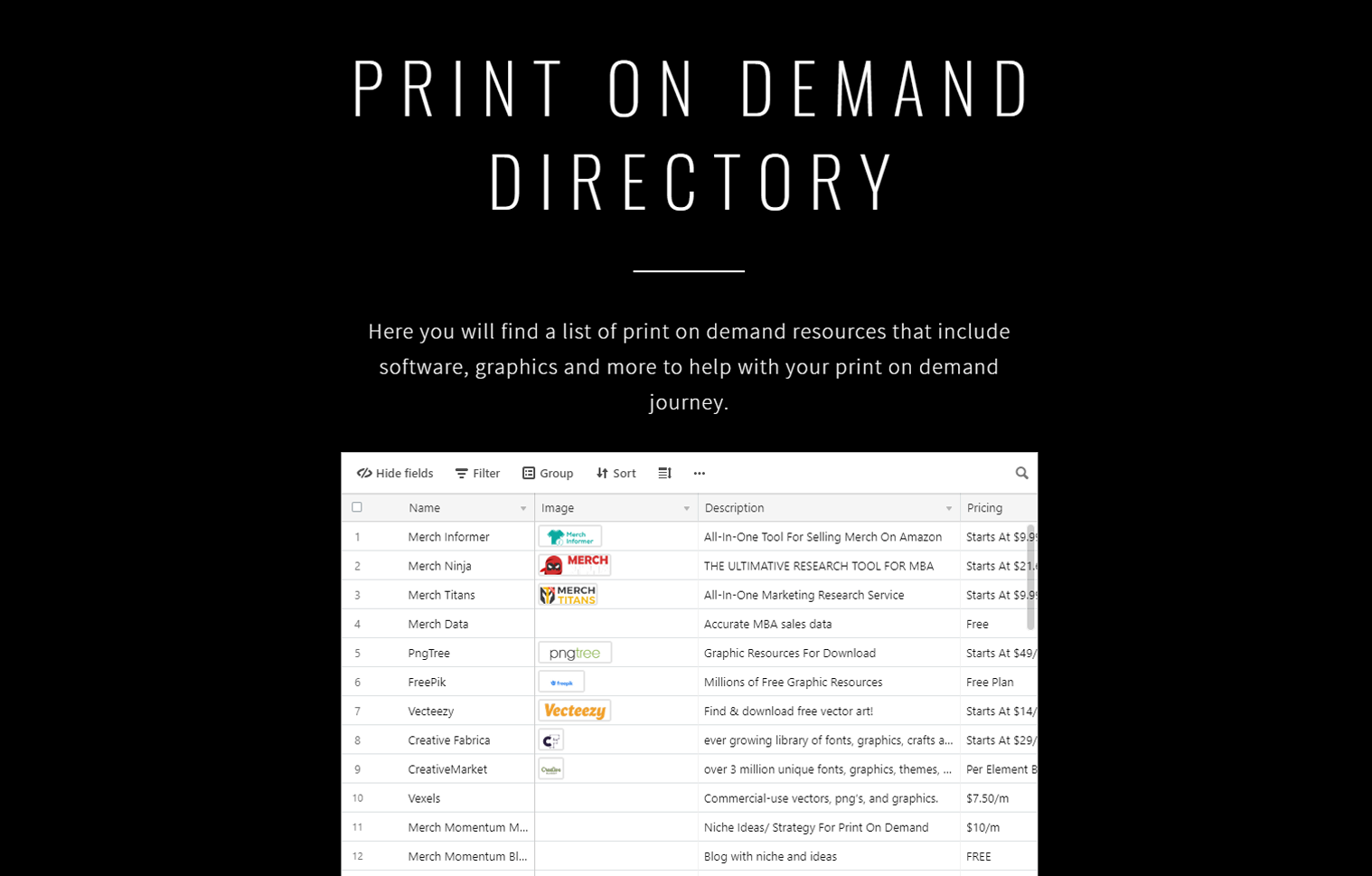 Print On Demand Directory gallery image