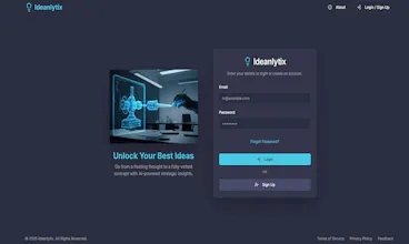 Ideanlytix β AI-Powered Idea to Strategy gallery image