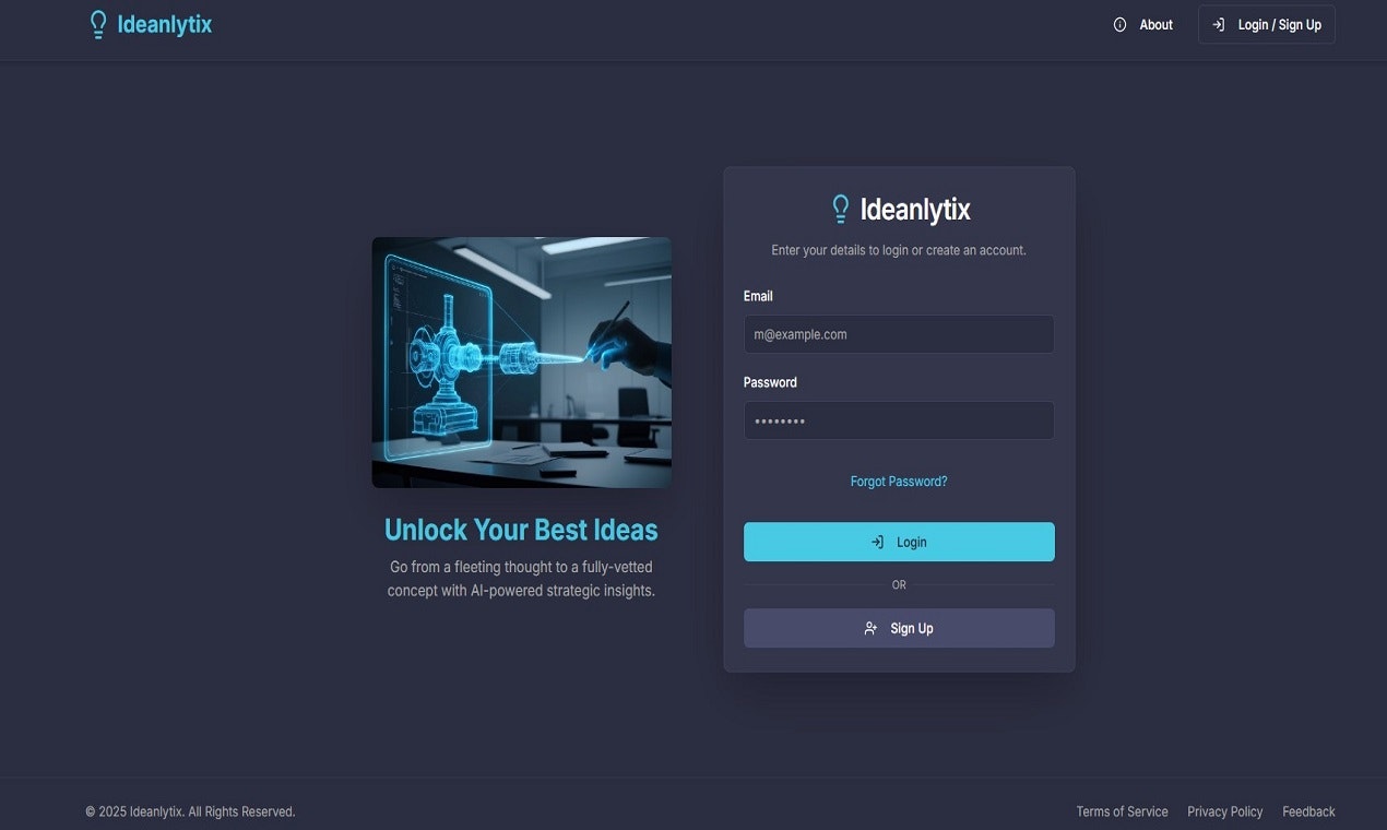 Ideanlytix – AI-Powered Idea to Strategy - Screenshot 2 preview
