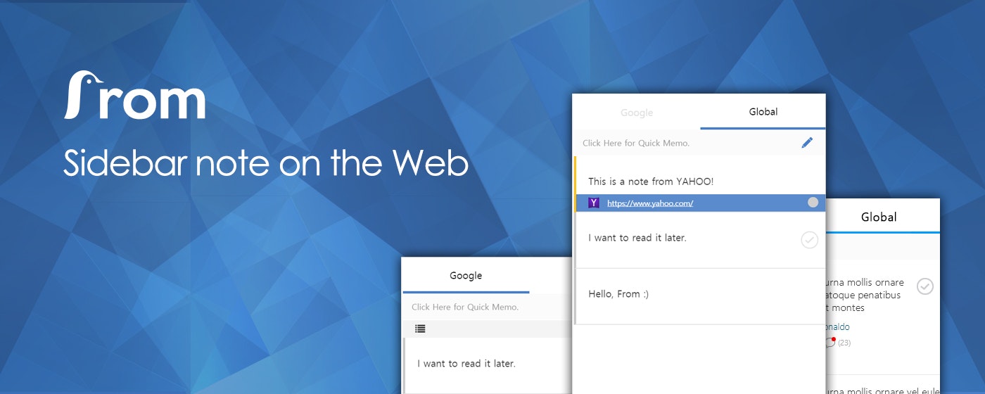 From - Sidebar note on Browser gallery image