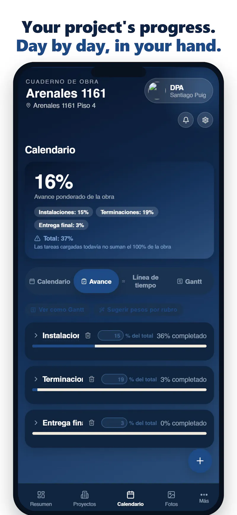 Project LogBook screenshot 3