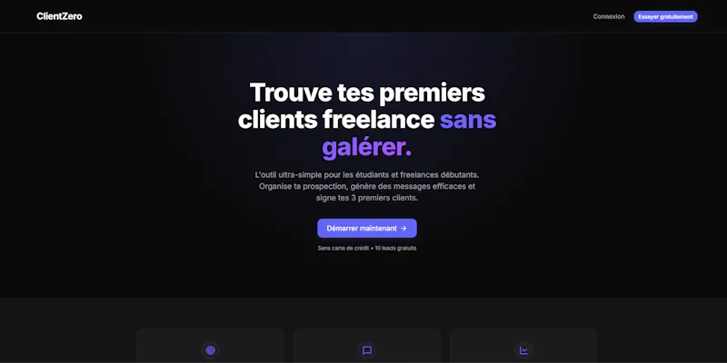 ClientZero screenshot 2