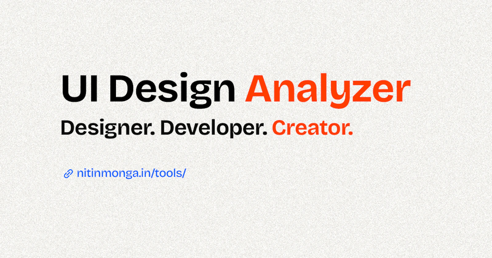 UI Design Analyzer screenshot 1