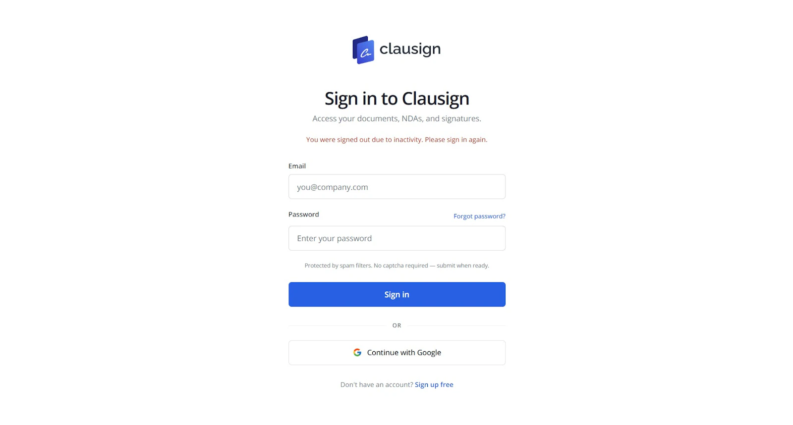 Clausign screenshot 1