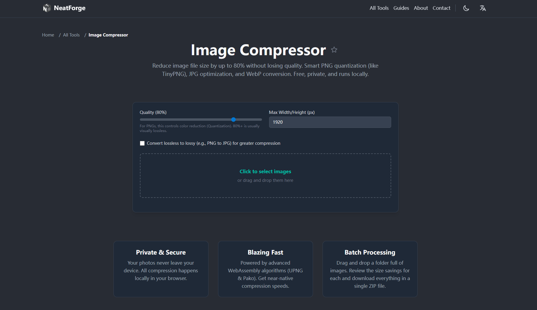 NeatForge - Screenshot 3 showing product features and functionality
