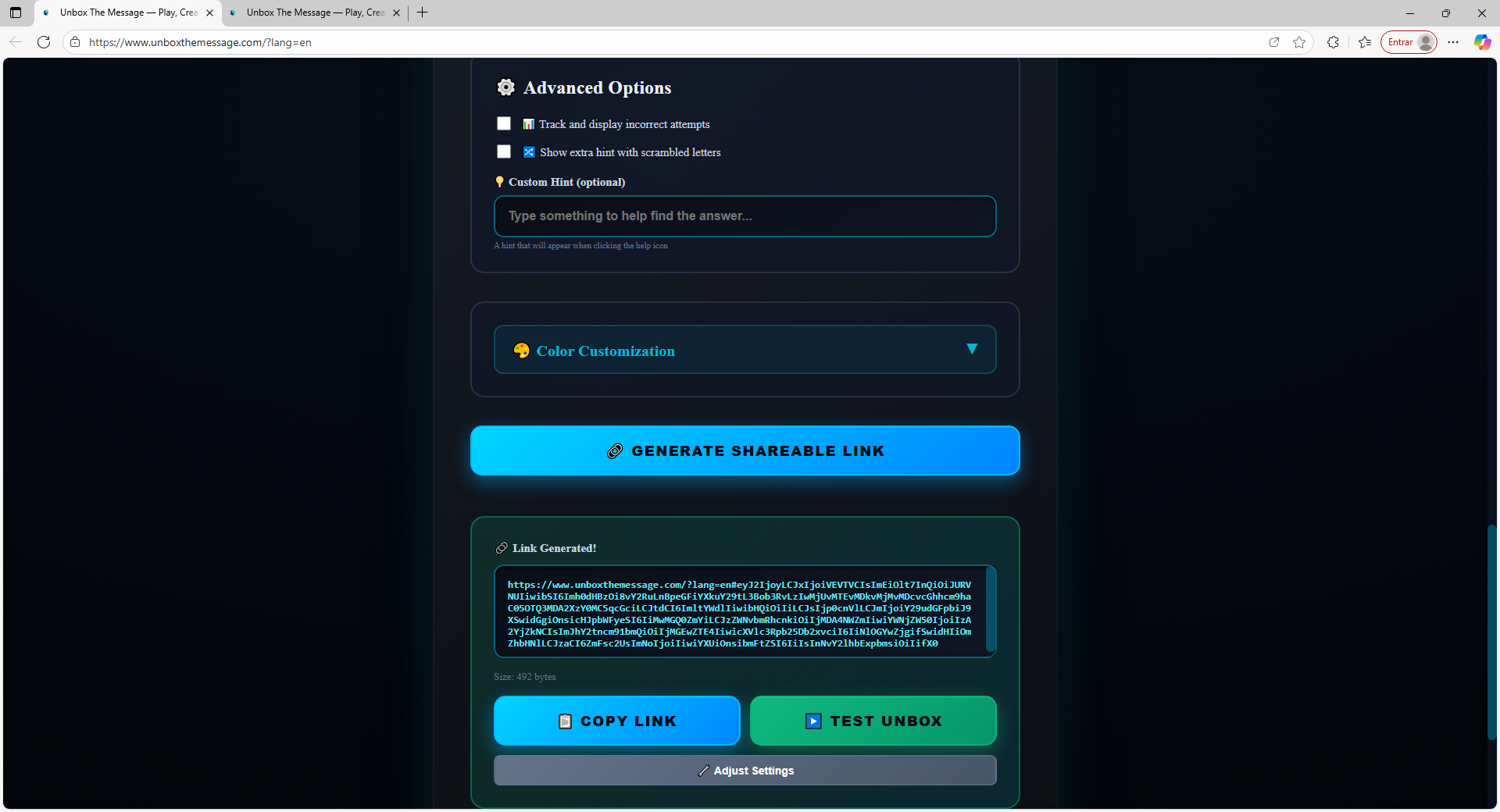 Unbox The Message - Screenshot 2 preview