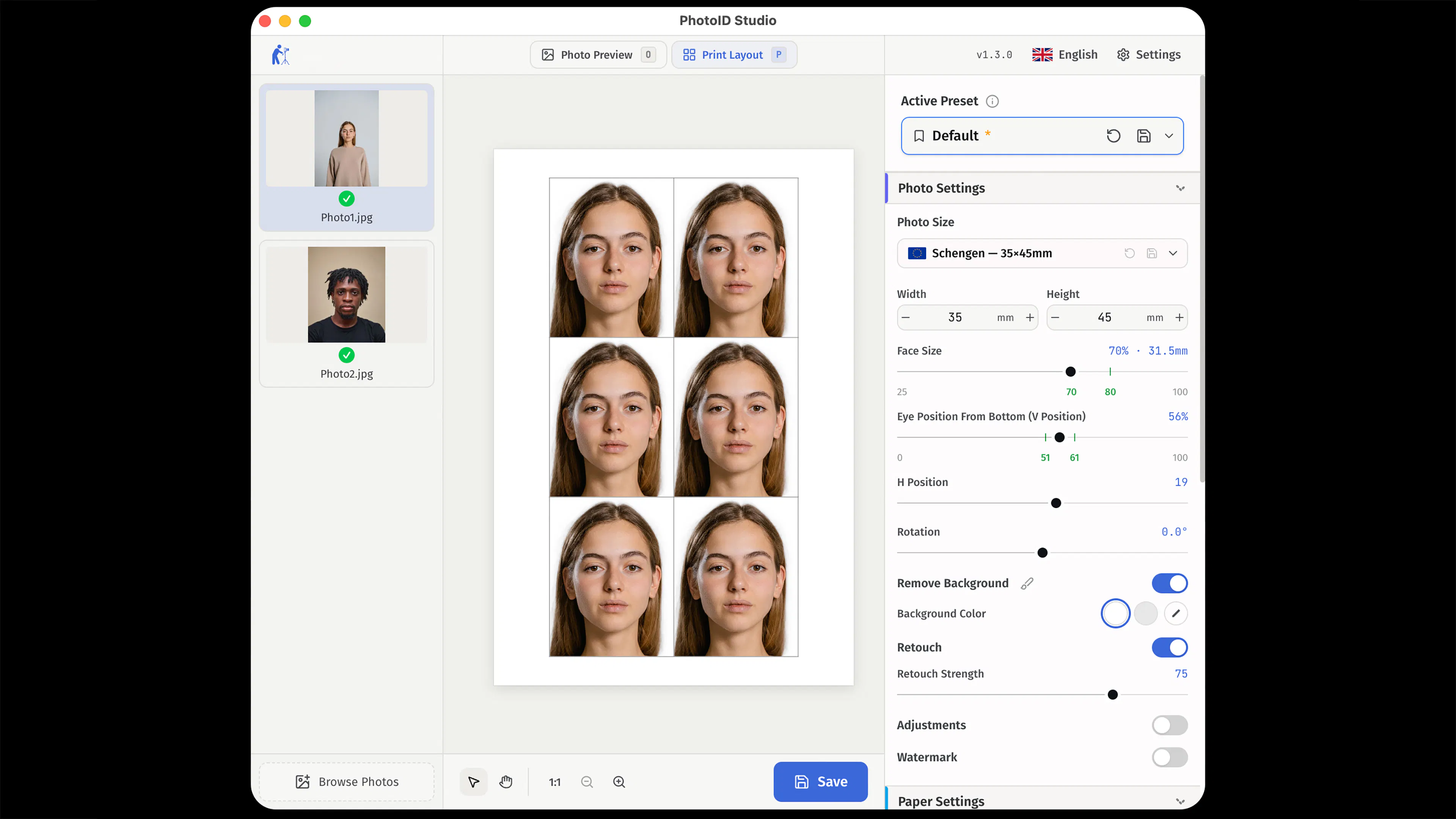 PhotoID Studio gallery image
