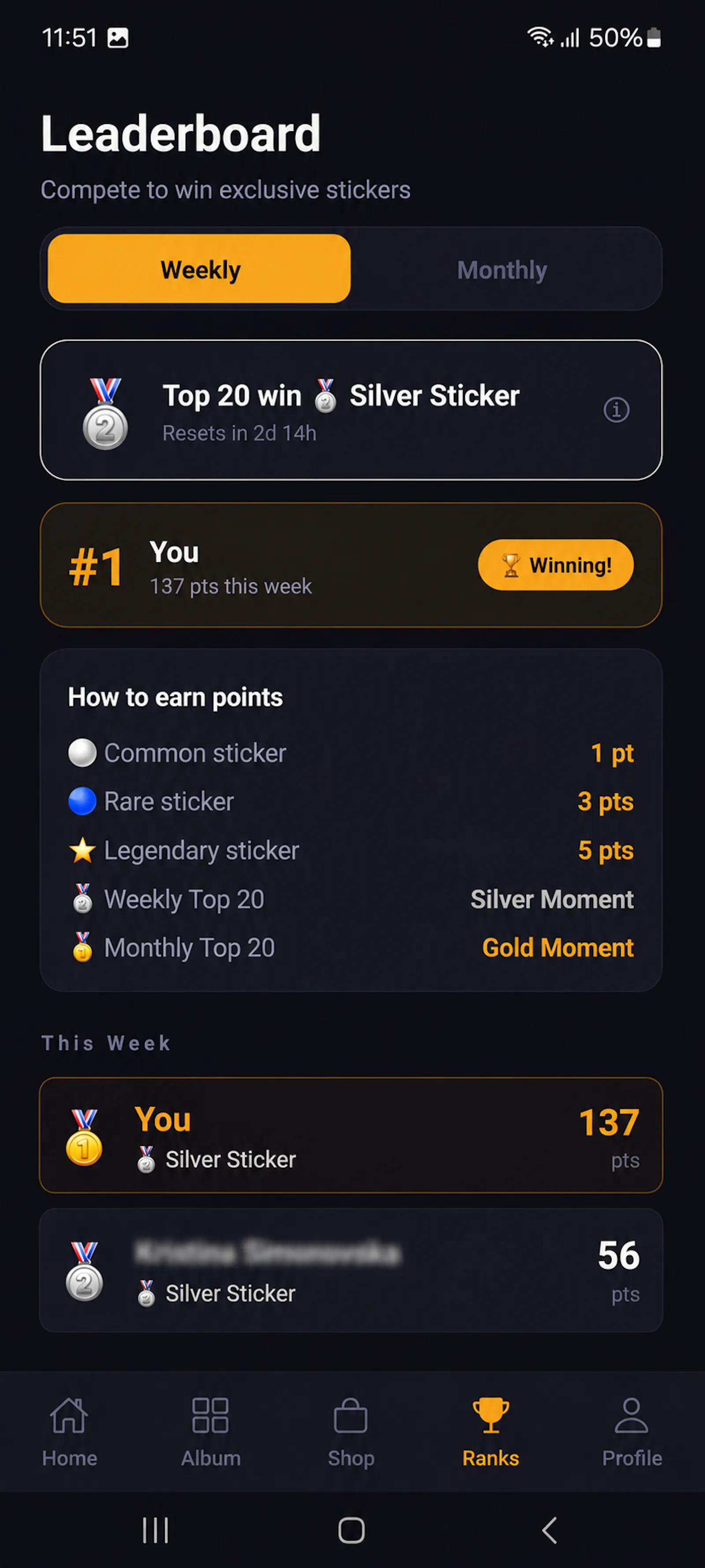 Legend Stickers screenshot 5