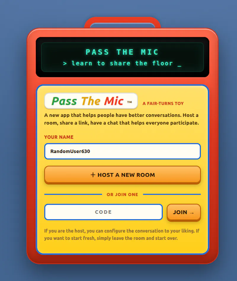 PassTheMic screenshot 1