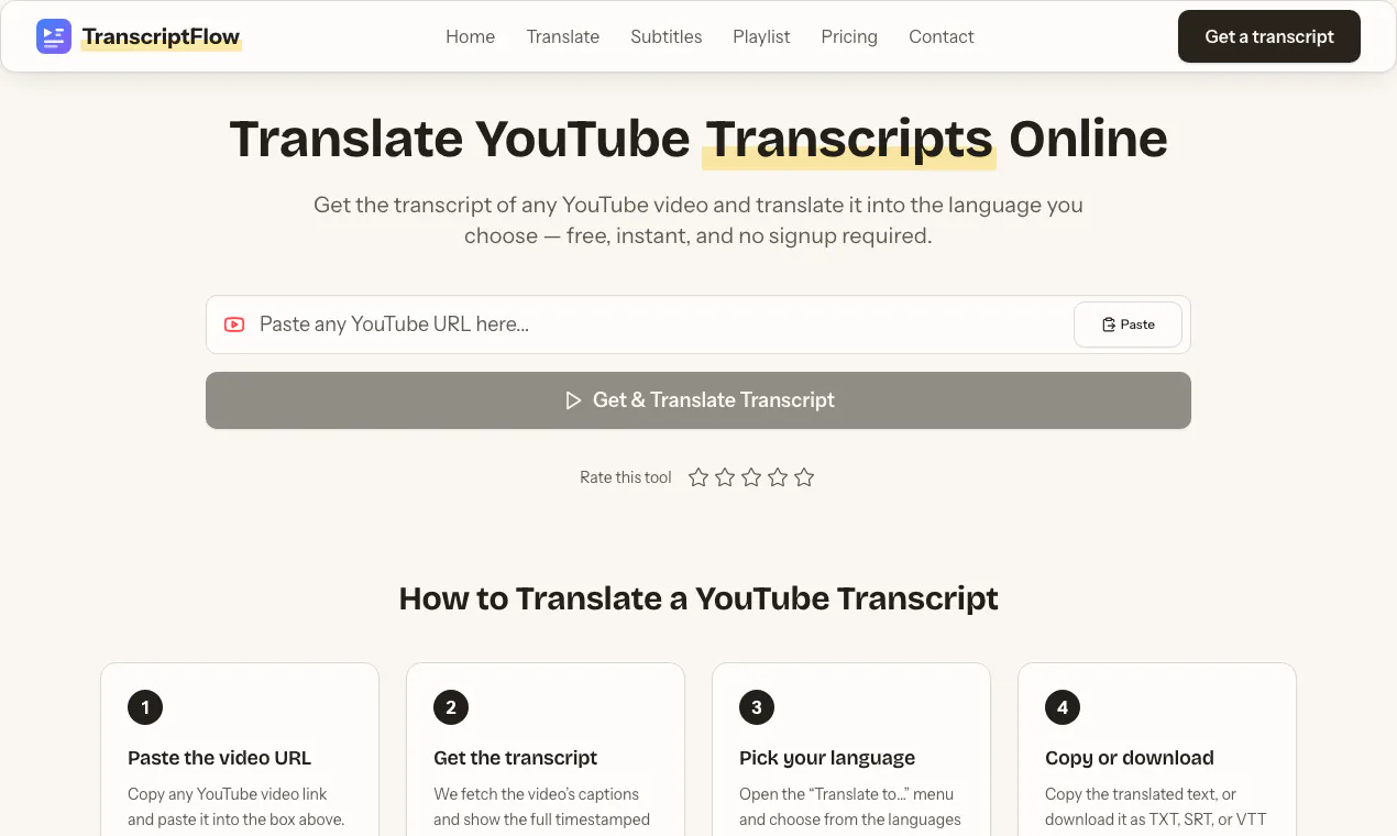 TranscriptFlow gallery image