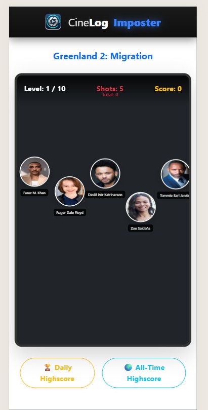 CineLog – Movie Tracker & Quiz - Screenshot 3 showing product features and functionality