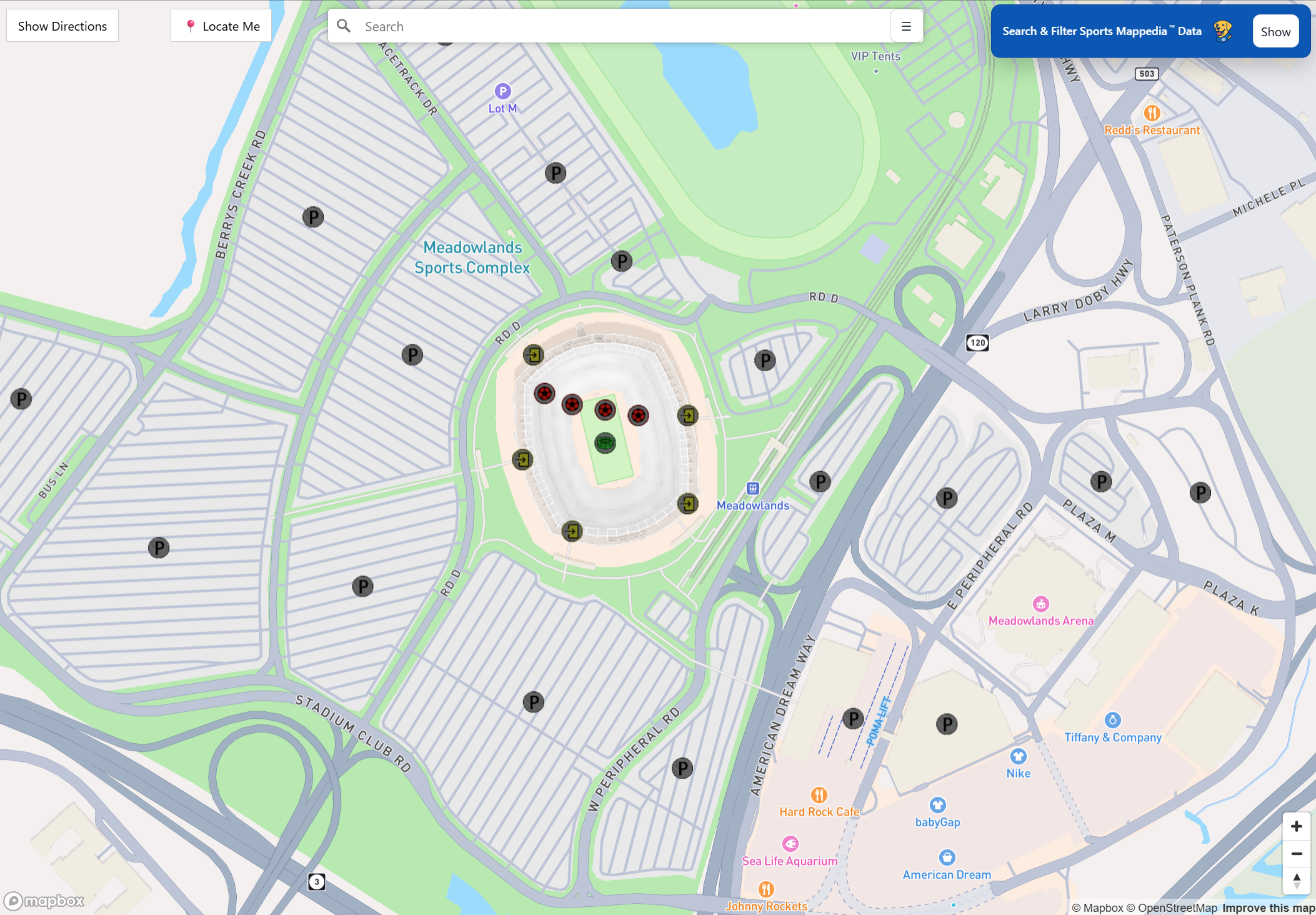 Média Sports Mappedia™ - Fan created GIS hub for Sports events. 7