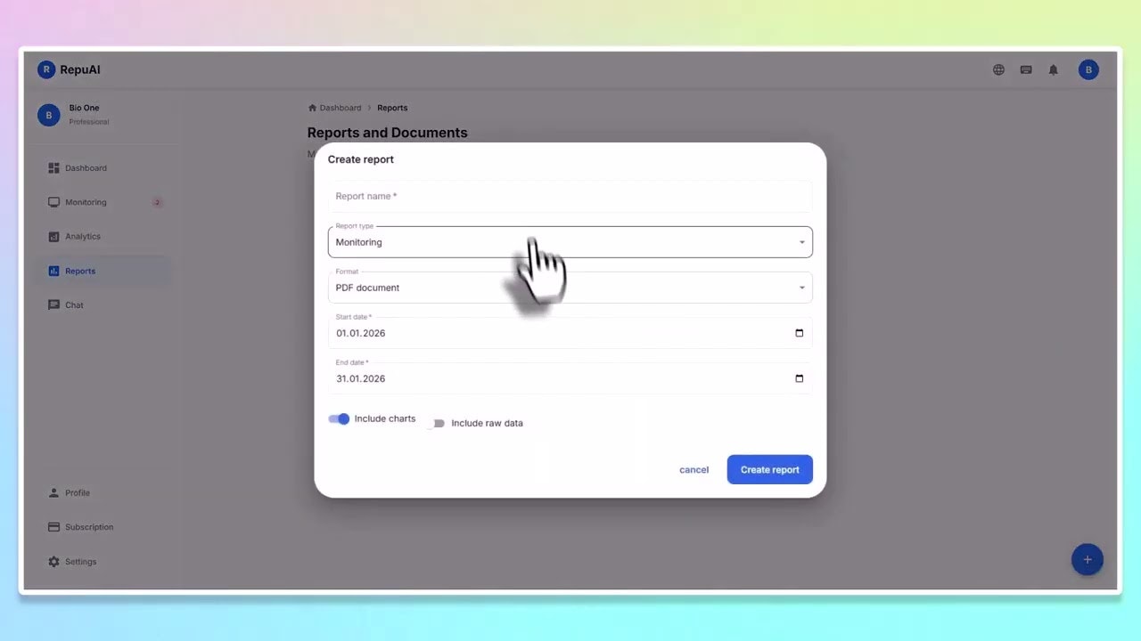 RepuAI - AI Search Brand Monitoring gallery image