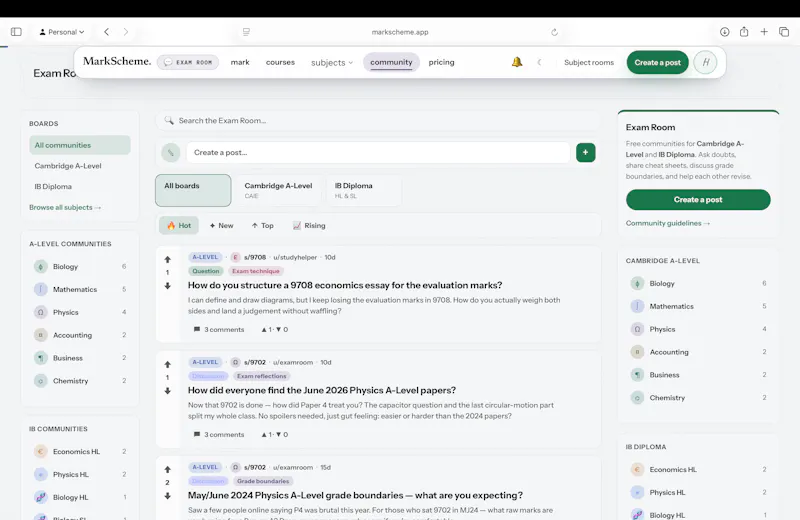 MarkScheme screenshot 4