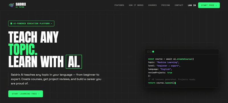 Saidrix AI Tutor screenshot 5