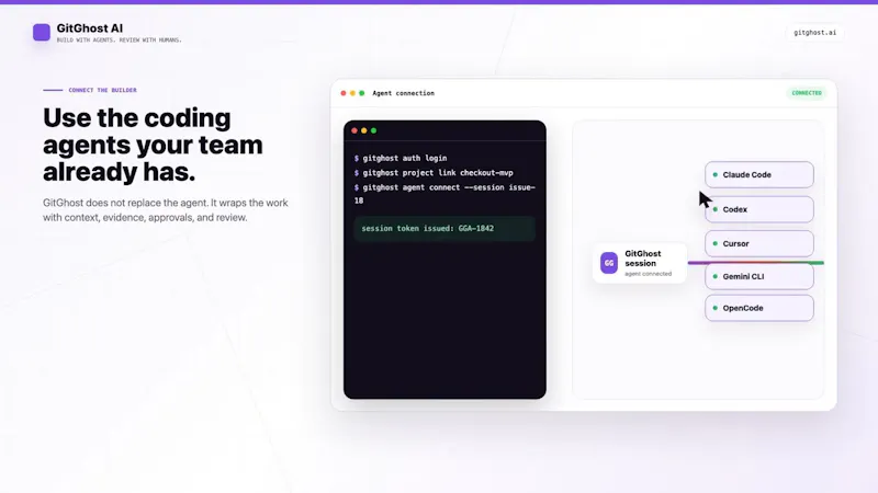 GitGhost AI screenshot 1 (video preview)