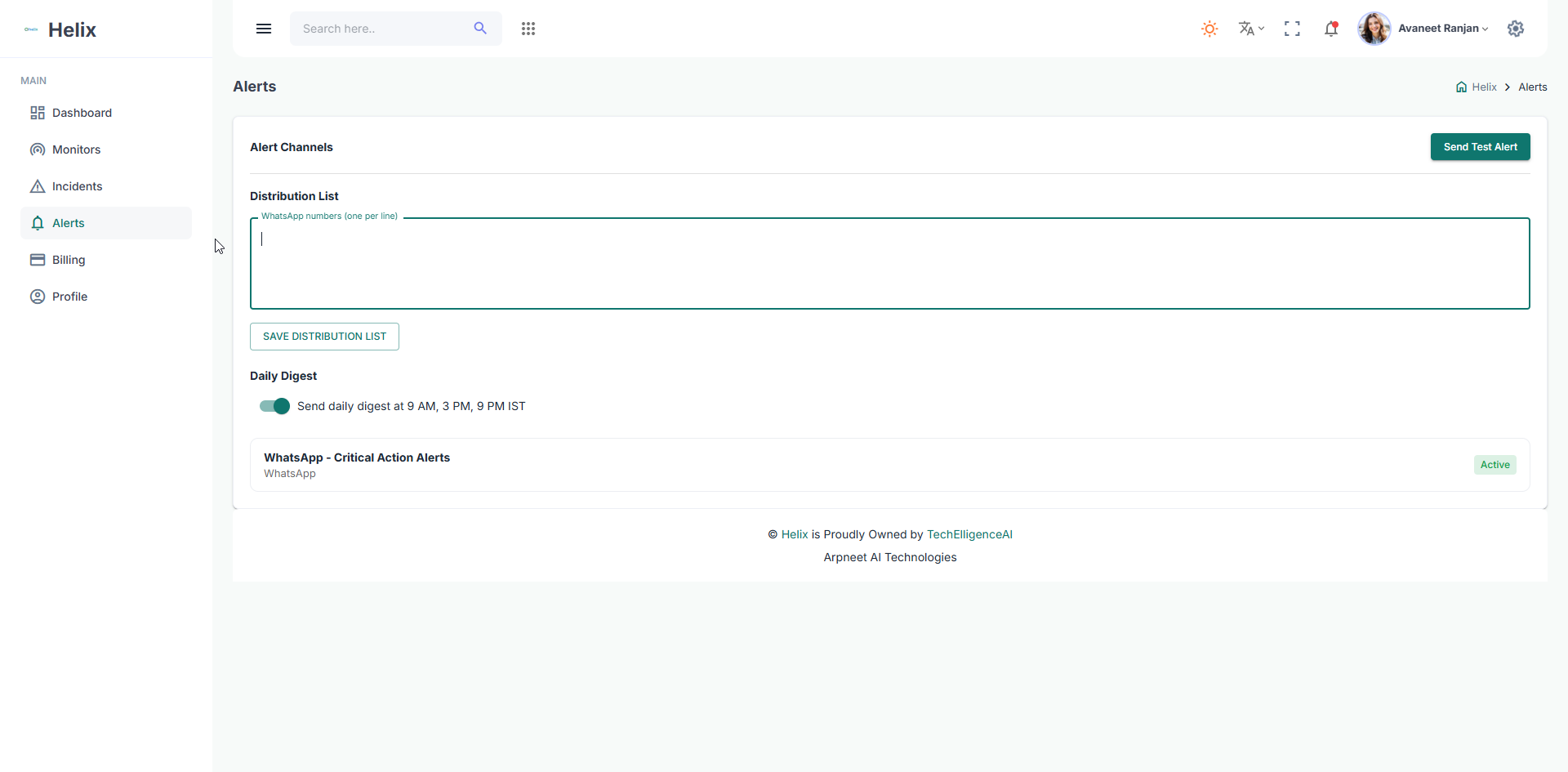 Helix - Screenshot 2 showing product features and functionality
