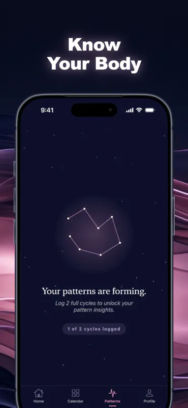 Véla — privacy-first cycle tracking gallery image